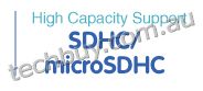 High Capacity Support SDHC/microSDHC