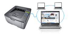 wired network printing