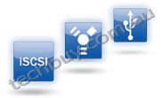 iSCSI, FireWire and USB