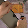 Affix aerial to windscreen