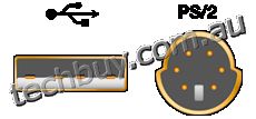 USB & PS/2 Connector