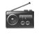Integrated FM radio with 32 presets