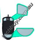 Polytetrafluoroethylene feet