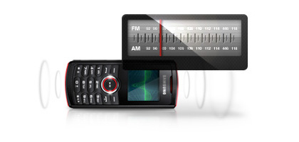 FM Radio with internal antenna