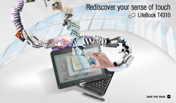 LifeBook T4310 - Click to take the Visual Tour