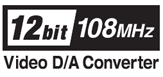 12bit/108MHz Video DAC