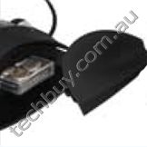 Silencer gaming mouse with ergonomic, interchangeable side grips for RTS, FPS and MMORPG comfort