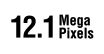 12.1 Megapixel CCD 