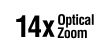 14x Optical Zoom 