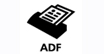 ADF : Handles big jobs - The automatic
document feeder holds 30 originals,
making it easier to copy, scan or fax
large documents.