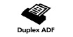 Duplex ADF : Equipped with an Auto Document Feeder that handles automatic duplex reading