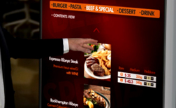 Integrated touch screen