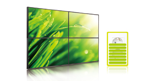 Eco-Friendly Display with LED Backlight