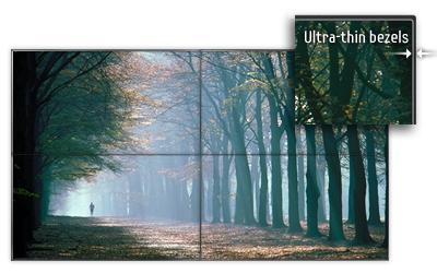 12.5 mm Bezels for Sealmess Video Walls 