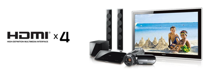  HDMI x 4 