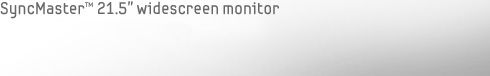 SyncMaster™ 21.5