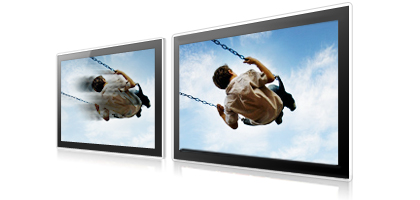 Smooth motions from frame to frame.