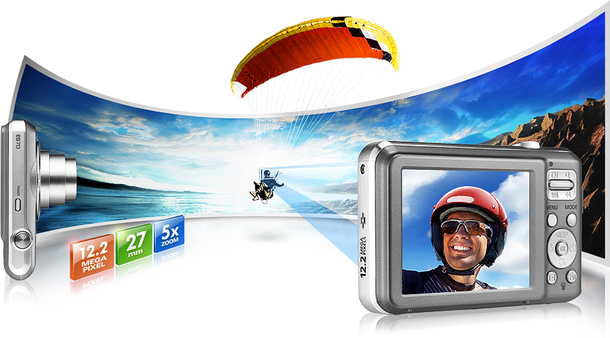 Capture More Of Your Life: 12.2MP, 27mm, 5x