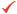 checkmark red