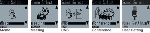 Scene Select Recording