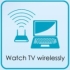 Watch TV wirelessly