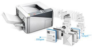 Meet work demands easily with heavier media handling