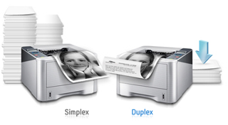 Get more from every page with Duplex printing