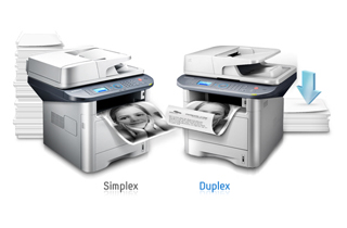 Get more from every page with Duplex printing