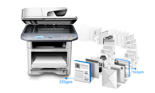 Meet work demands easily with heavier media handling 