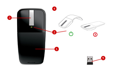 Microsoft Arc™ Touch Mouse