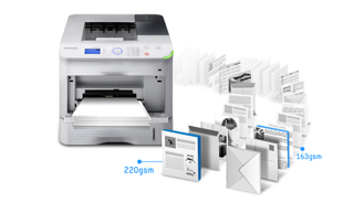 Meet work demands easily with heavier media handling