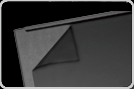 
Complete dual layer design: steel and foam panels deaden noise 