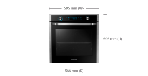 Dimension of NV75J5540RS/EU