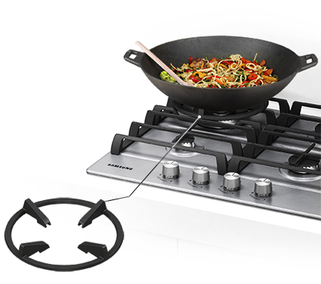 Safely stir-fry Gas Cooktop NA64H3030AS 4 Burner cooking home appliances | Samsung NZ