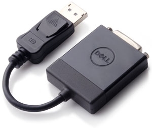 Dell DisplayPort to DVI (Single-Link) adapter Product Shot