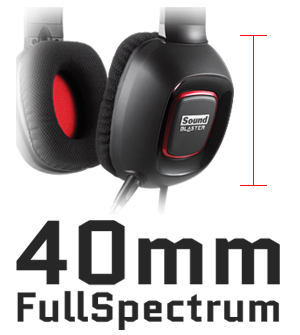 40mm FullSpectrum drivers