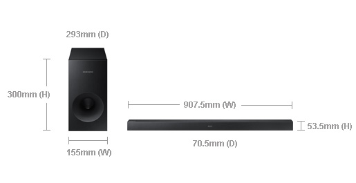 Dimension of HW-K360/XU