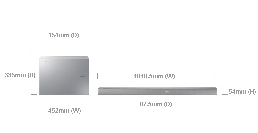 Dimension of HW-K651/XU
