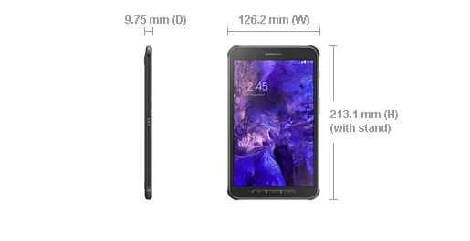 Dimension of SM-T360NNGAXSA