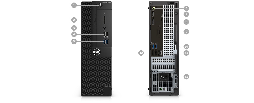 Optiplex 3050 Desktop - Ports & - Small Form Factor