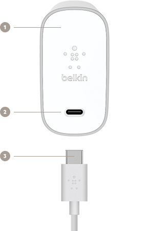 BELKIN 45W USB-C CHARGER KEY FEATURES