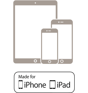 MADE FOR IPHONE/IPAD CERTIFICATION
