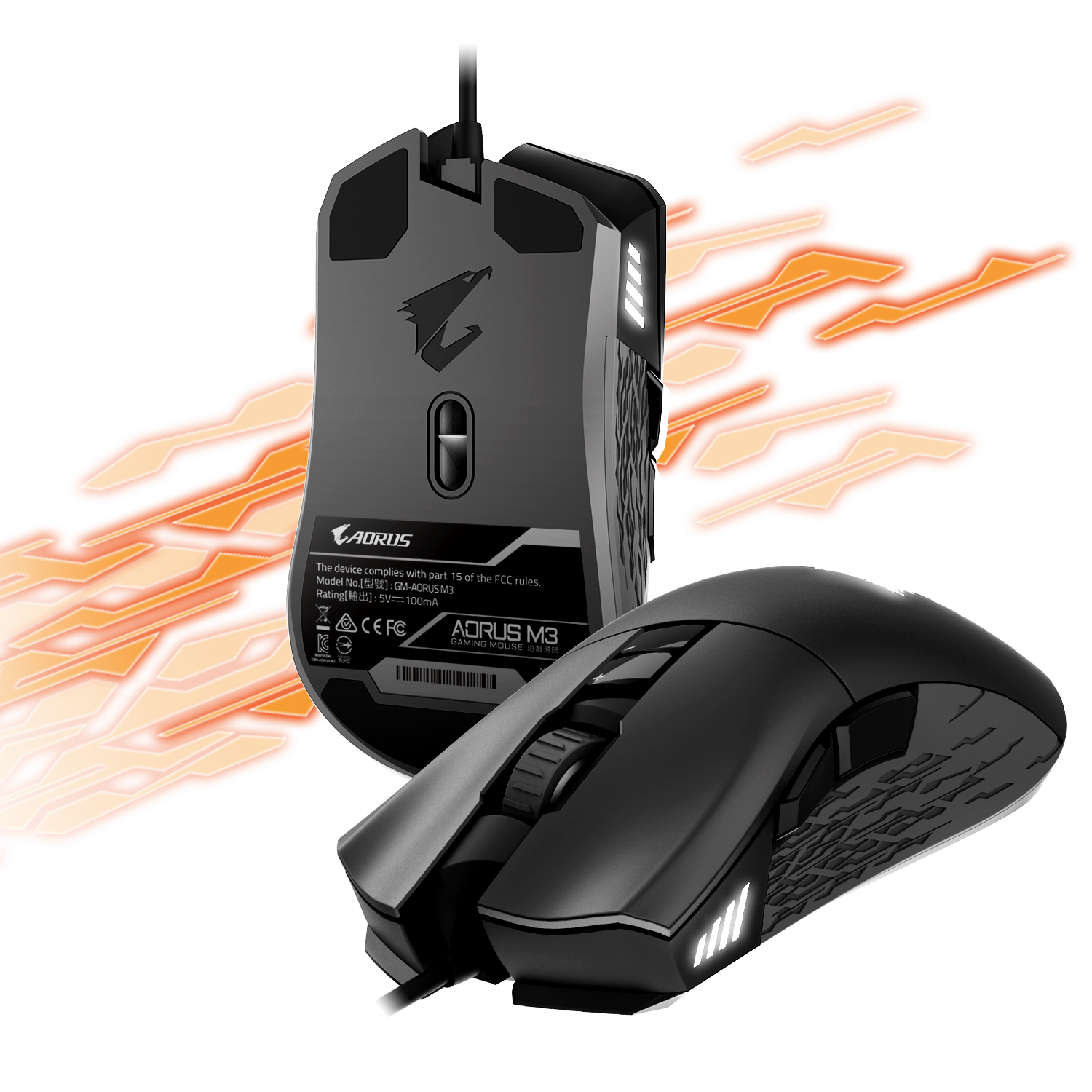 Gigabyte AORUS M3 Gaming Mouse Matte Black Techbuy Australia