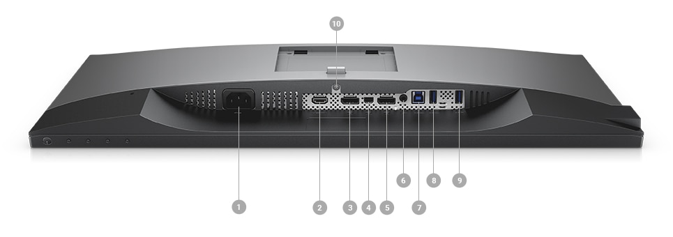 Dell U2518D Monitor - Connectivity Options