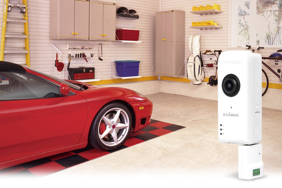 Edimax IC5160GC Smart Full HD Cloud Garage Camera 180 Degree View w