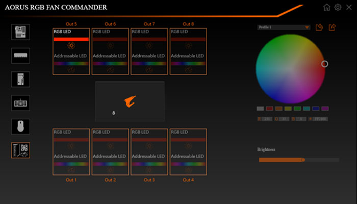 aorus rgb fan commander install