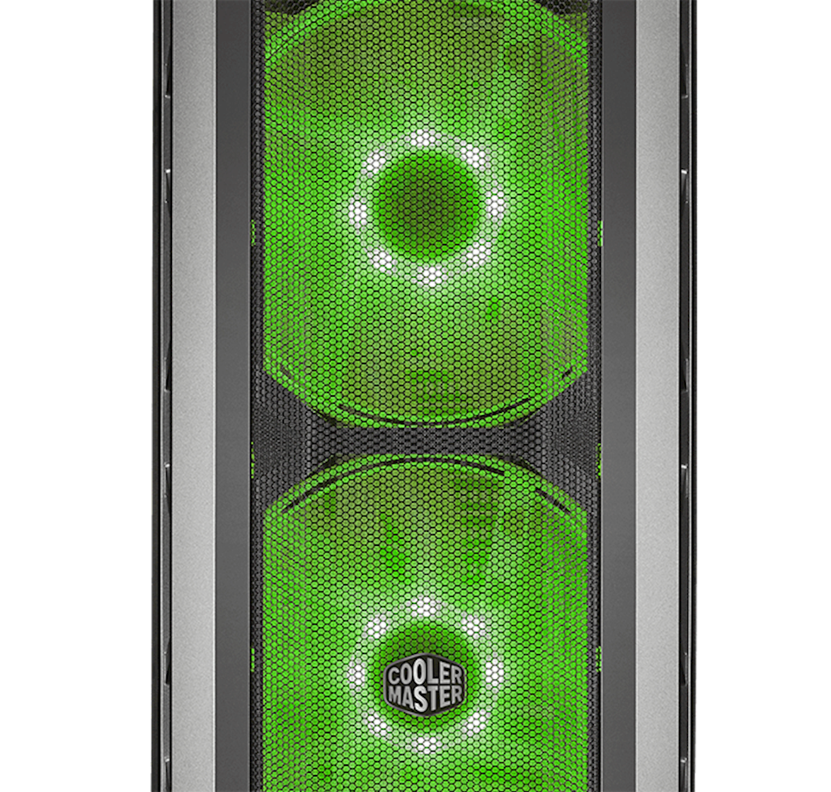 Two 200mm Rgb Fans Behind A Mesh Front Panel