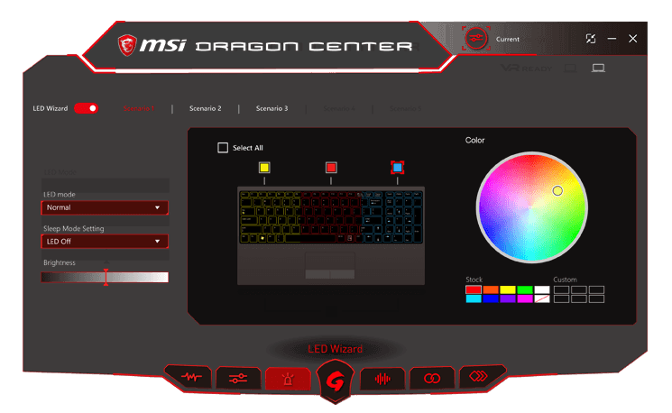 dragon center msi gf63 thin 9sc