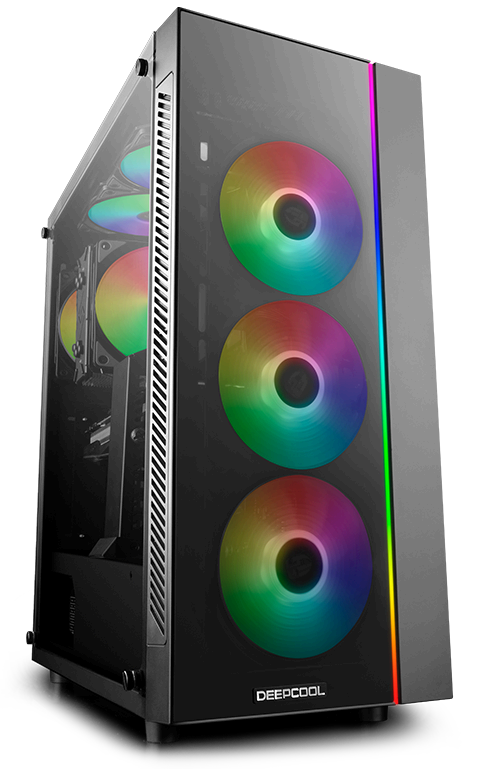 Deepcool MATREXX 50 ADD-RGB 3F Mid-Tower Case - NO PSU, Black | Techbuy ...