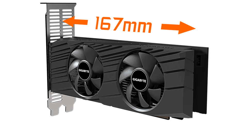 GVN1650OC4GL Gigabyte GeForce GTX 1650 OC 4G Graphics Card Low